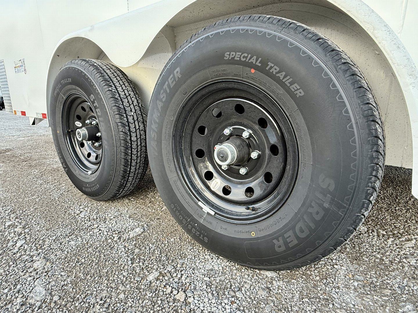 New DELCO ALL STEEL CARGO 7X16 12K RATED BARN DOOR Cargo / Enclosed Trailer