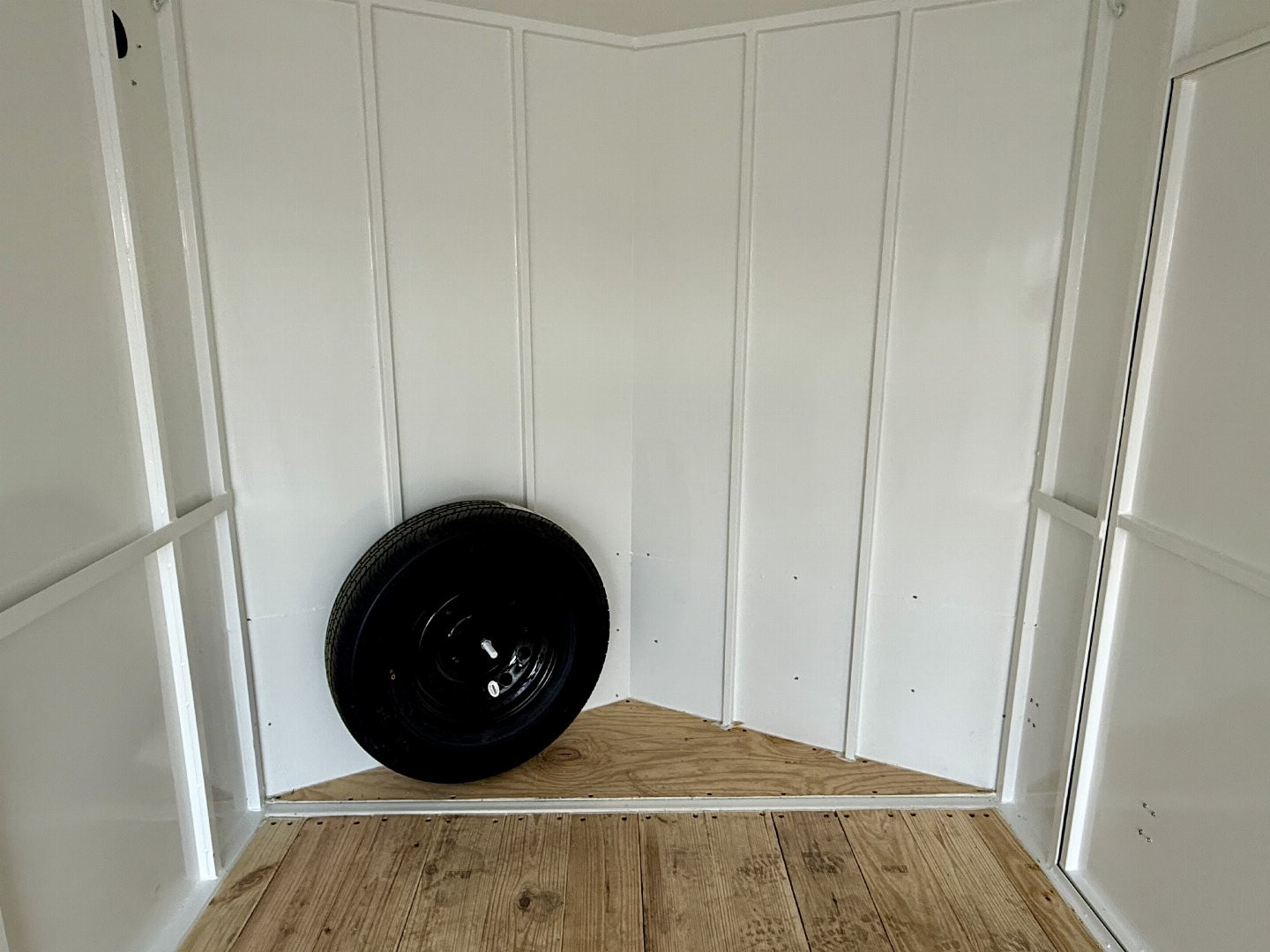 New DELCO ALL STEEL CARGO 7X16 12K RATED BARN DOOR Cargo / Enclosed Trailer