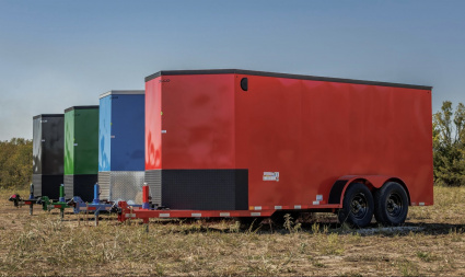 New DELCO ALL STEEL CARGO 7X16 12K RATED BARN DOOR Cargo / Enclosed Trailer