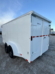 New DELCO ALL STEEL CARGO 7X16 12K RATED BARN DOOR Cargo / Enclosed Trailer