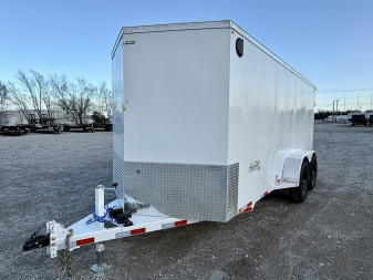 New DELCO ALL STEEL CARGO 7X16 12K RATED BARN DOOR Cargo / Enclosed Trailer