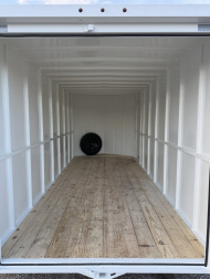 New DELCO ALL STEEL CARGO 7X16 12K RATED BARN DOOR Cargo / Enclosed Trailer