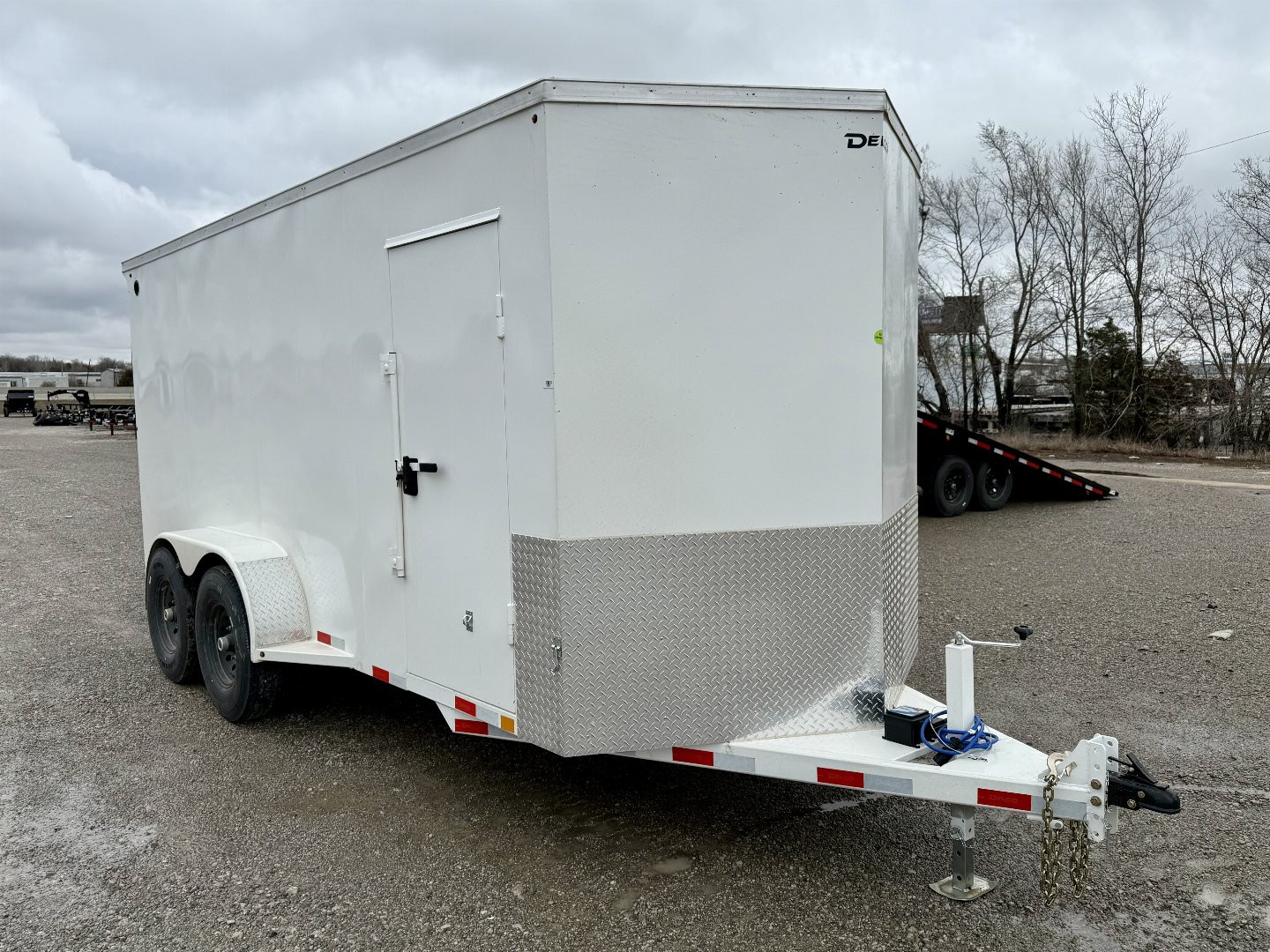 New DELCO ALL STEEL CARGO 7X16 RAMP DOOR 14K RATED w/14PLY Cargo / Enclosed Trailer
