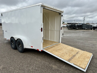 New DELCO ALL STEEL CARGO 7X16 RAMP DOOR 14K RATED w/14PLY Cargo / Enclosed Trailer