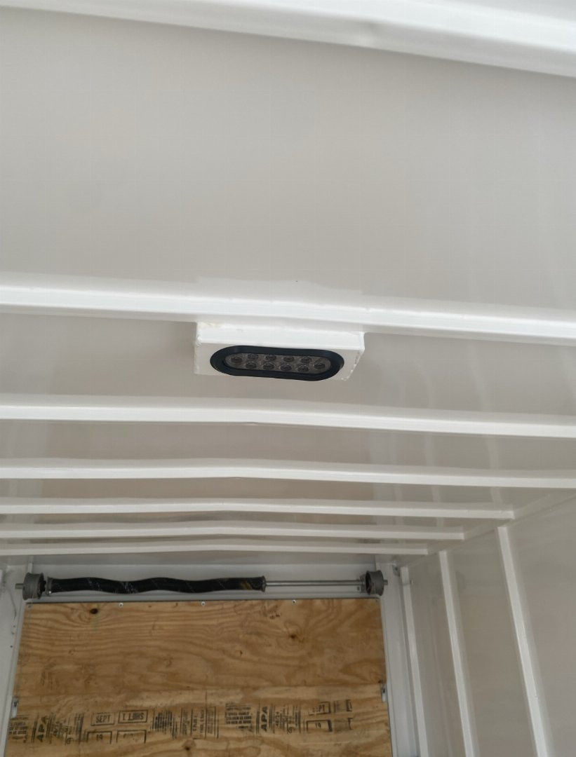 New DELCO Steel Cargo 7 x 16 Ramp door Cargo / Enclosed Trailer 12K Rated