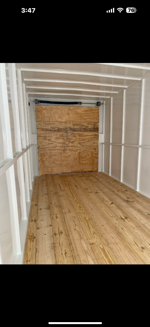 New DELCO Steel Cargo 7 x 16 Ramp door Cargo / Enclosed Trailer 12K Rated