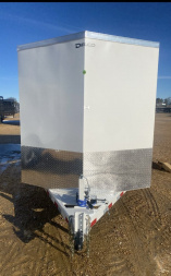 New DELCO Steel Cargo 7 x 16 Ramp door Cargo / Enclosed Trailer 12K Rated