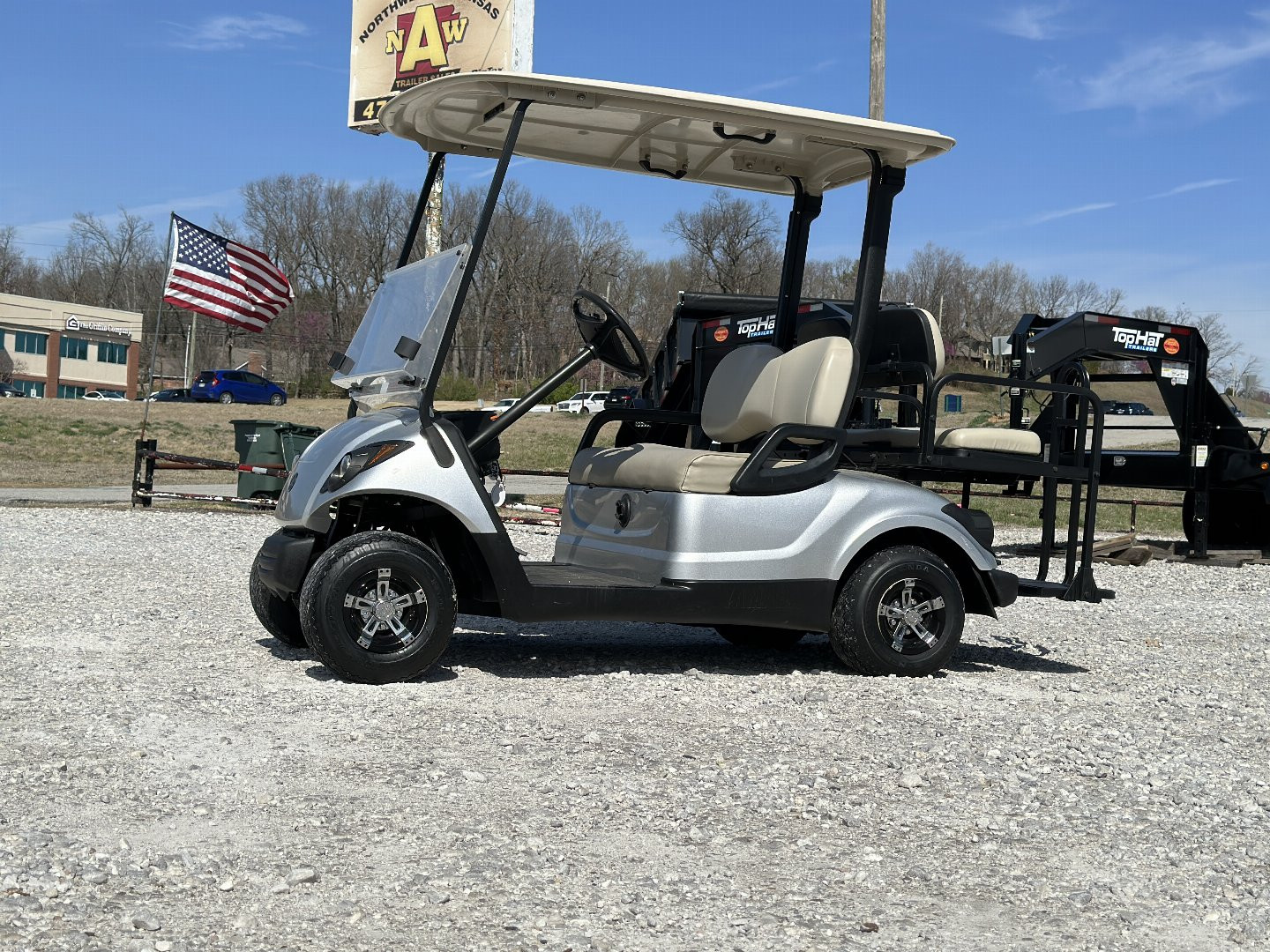 Used Yamaha Golf Car W/ Rear Bench Seat