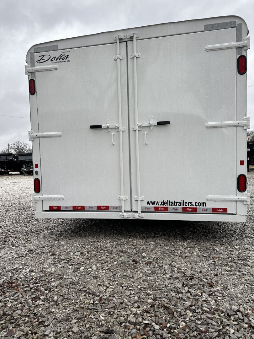 New Delta Trailers ALL STEEL 24ft Gooseneck Cargo Metro / Enclosed Trailer