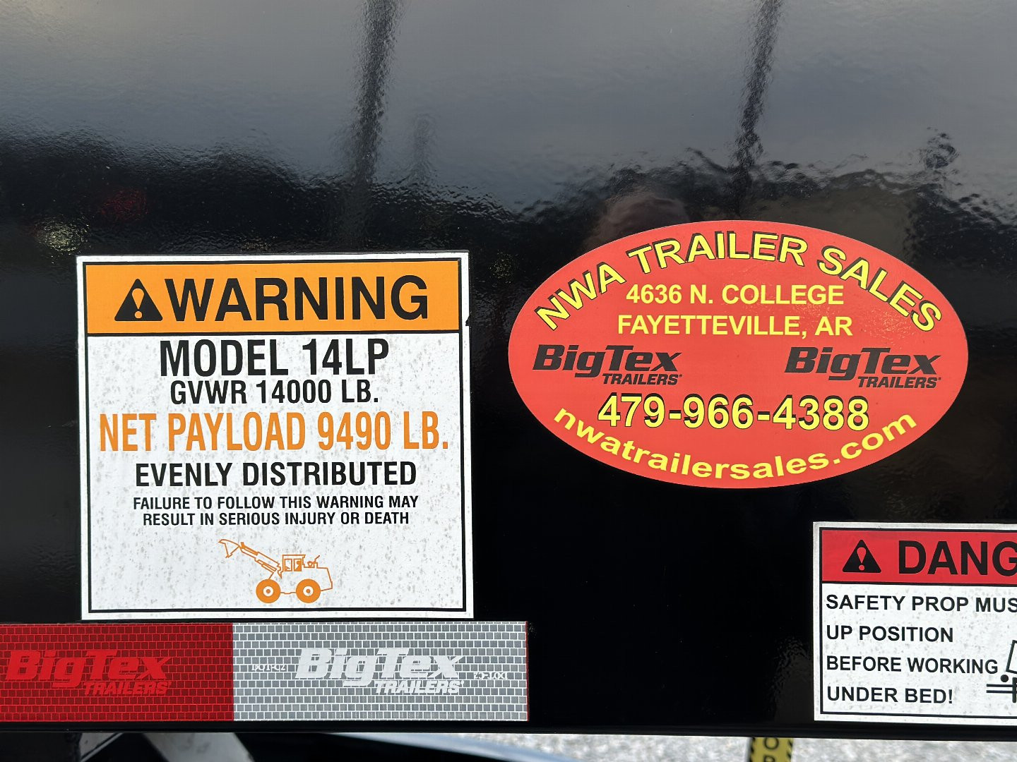 New BIG TEX TRAILERS 14LP-16- 4ft Sides Dump Trailer