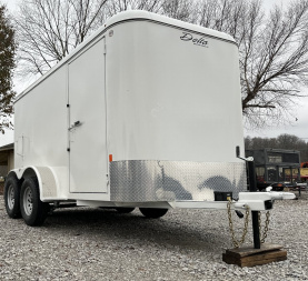 New Delta Trailers Delta 300 All Steel Cargo 7 x14 Cargo / Enclosed Trailer