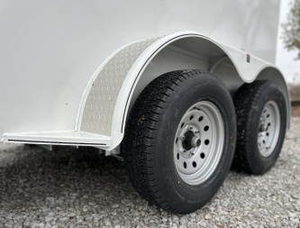 New Delta Trailers Delta 300 All Steel Cargo 7 x14 Cargo / Enclosed Trailer