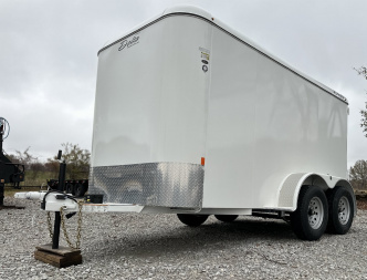 New Delta Trailers Delta 300 All Steel Cargo 7 x14 Cargo / Enclosed Trailer