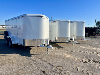 New 16ft Delta Trailers All Steel Cargo Cargo / Enclosed Trailer