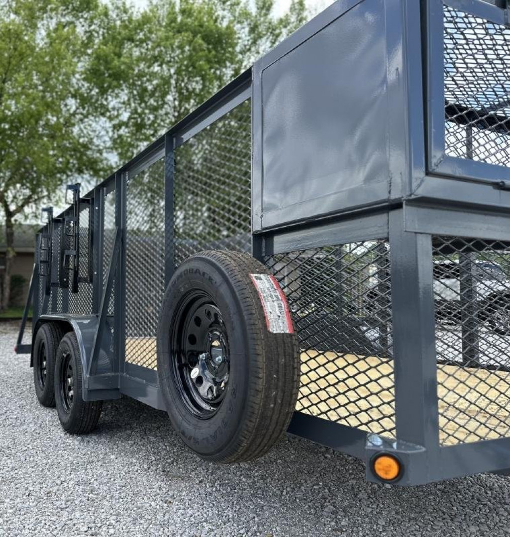 New Top Hat Trailers TH-LS16X83( 4FT SIDES/2BRK) Landscape Trailer