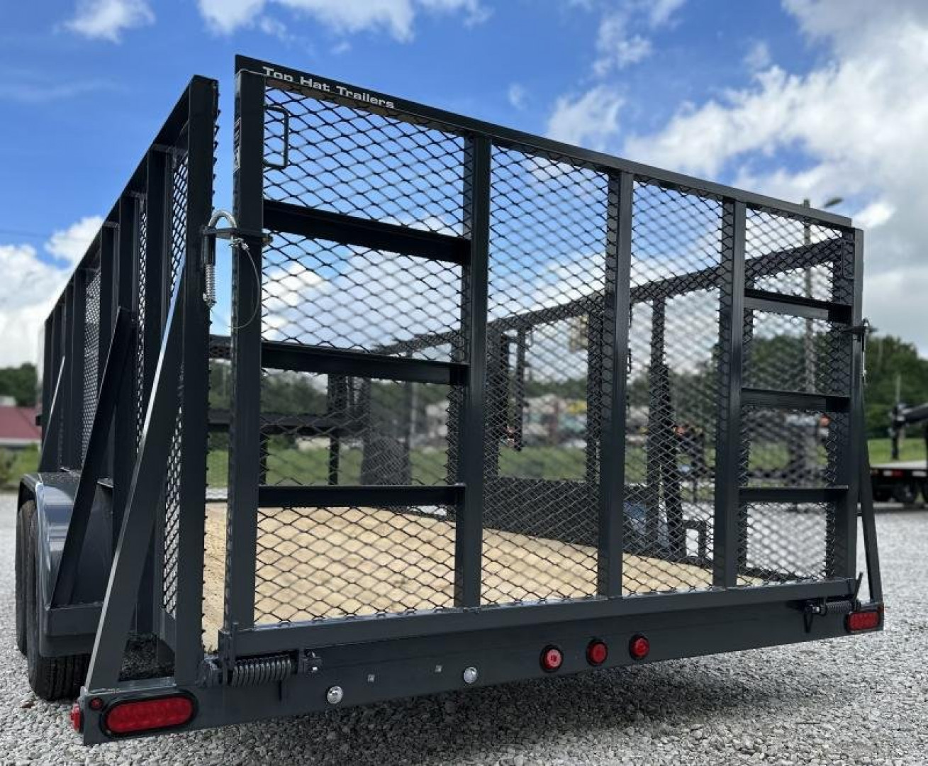 New Top Hat Trailers TH-LS16X83( 4FT SIDES/2BRK) Landscape Trailer