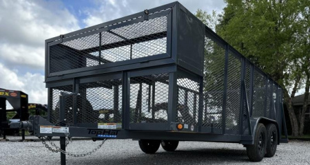New Top Hat Trailers TH-LS16X83( 4FT SIDES/2BRK) Landscape Trailer