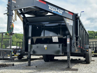 New Top Hat Trailers GNDPX140-16 (4FT SIDES) 7GA/14PLY Dump Trailer