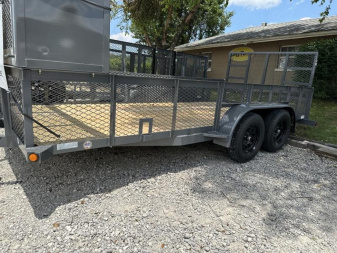 New Top Hat Trailers TH-LS16X83( 2FT SIDES/2BRK) Landscape Trailer