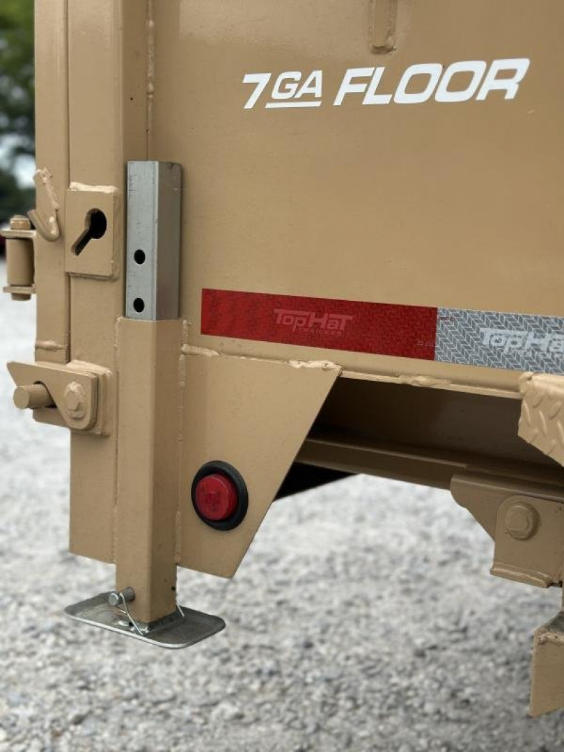 New Top Hat Trailers DPX140 83x 14 Dump Trailer TAN