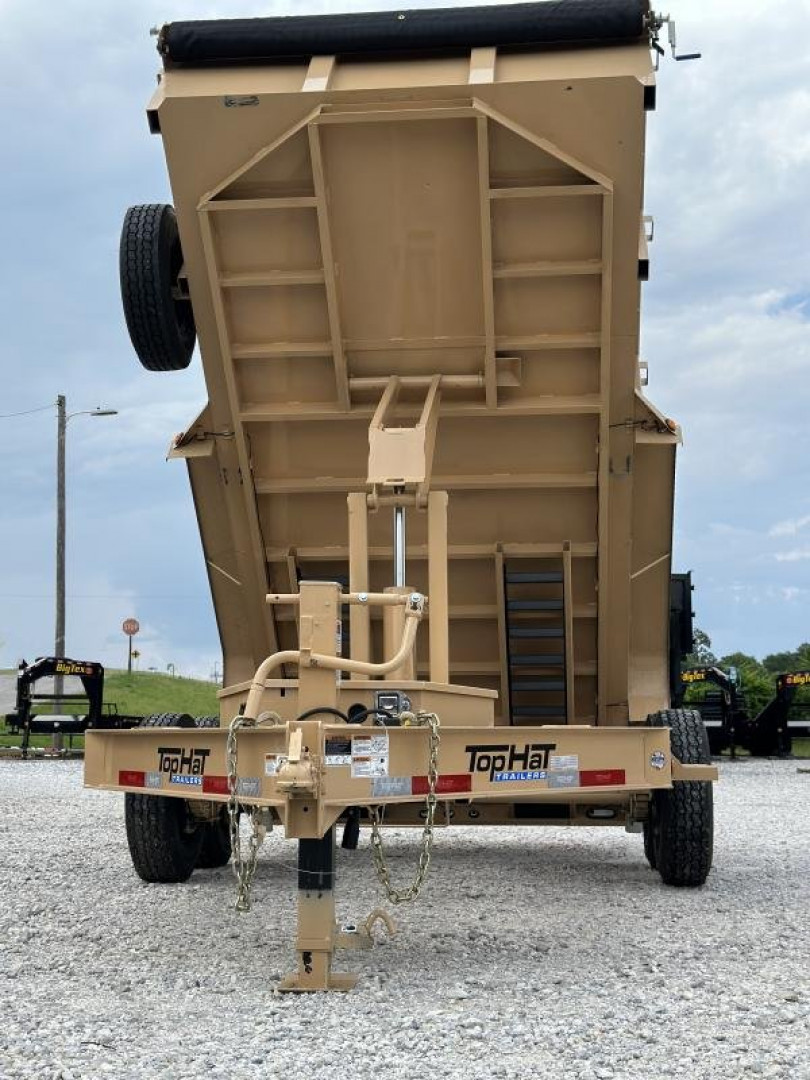 New Top Hat Trailers DPX140 83x 14 Dump Trailer TAN
