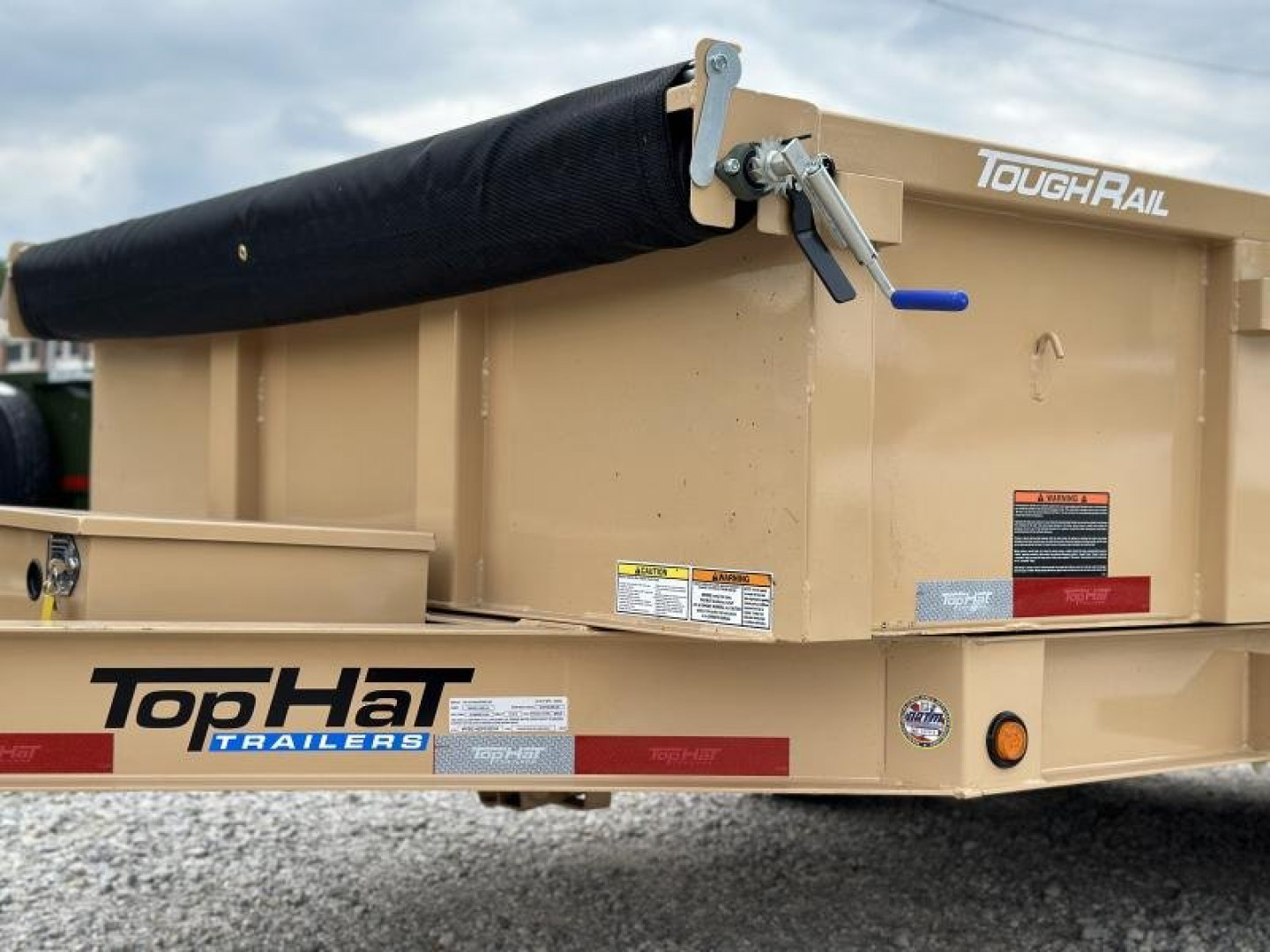 New Top Hat Trailers DPX140 83x 14 Dump Trailer TAN