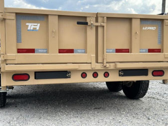 New Top Hat Trailers DPX140 83x 14 Dump Trailer TAN
