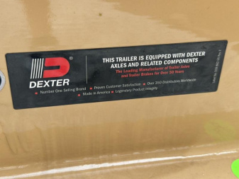 New Top Hat Trailers DPX140 83x 14 Dump Trailer TAN