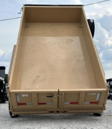 New Top Hat Trailers DPX140 83x 14 Dump Trailer TAN