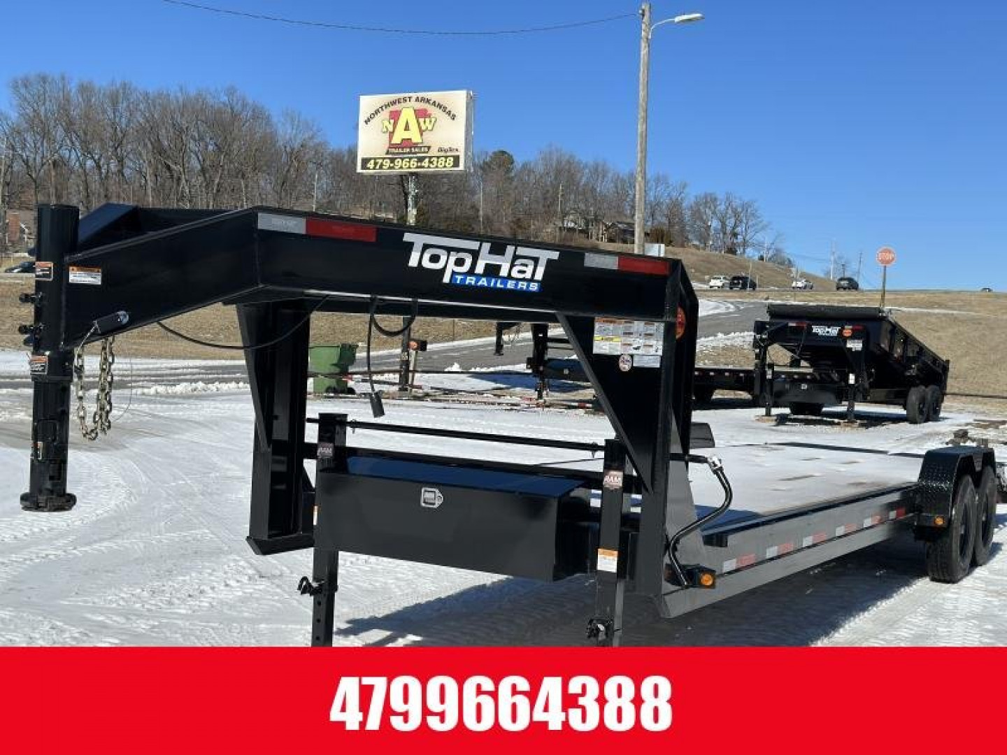 New TOP HAT TRAILERS 28x83 EHGN 14K **14Ply Tire Upgrade** Equipment Trailer