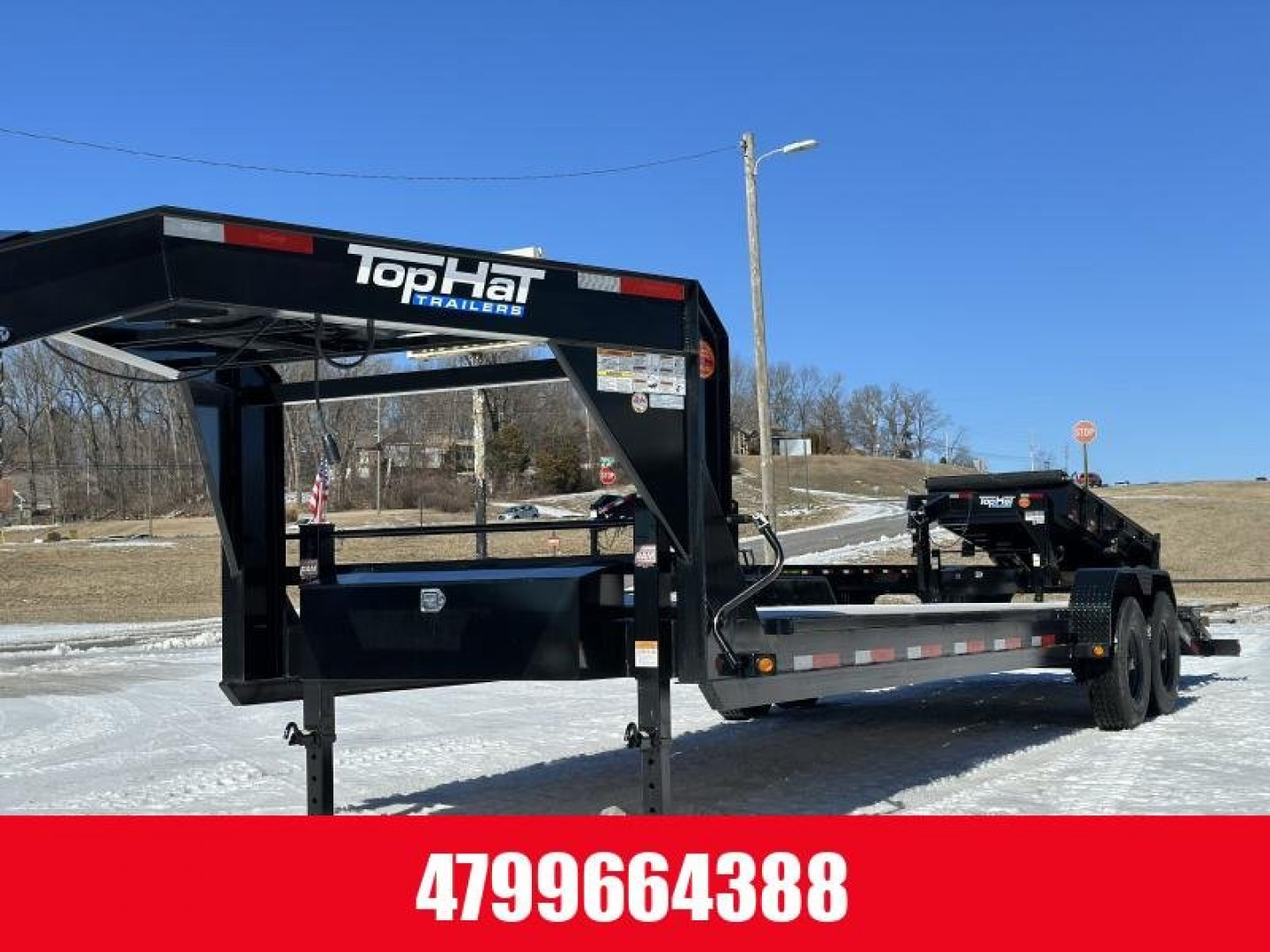 New TOP HAT TRAILERS 28x83 EHGN 14K **14Ply Tire Upgrade** Equipment Trailer
