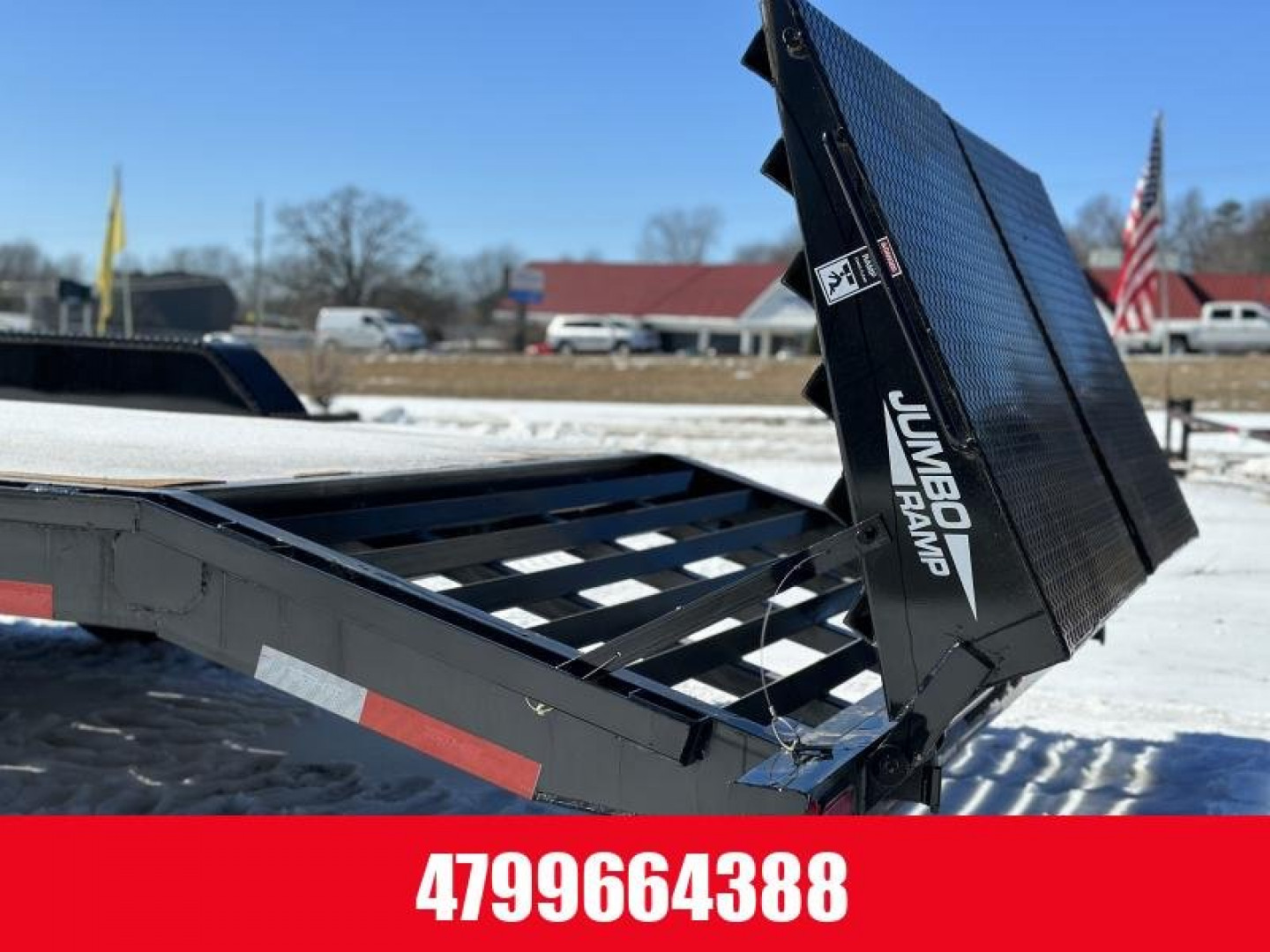 New TOP HAT TRAILERS 28x83 EHGN 14K **14Ply Tire Upgrade** Equipment Trailer