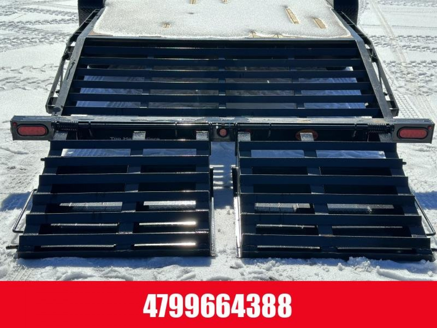 New TOP HAT TRAILERS 28x83 EHGN 14K **14Ply Tire Upgrade** Equipment Trailer