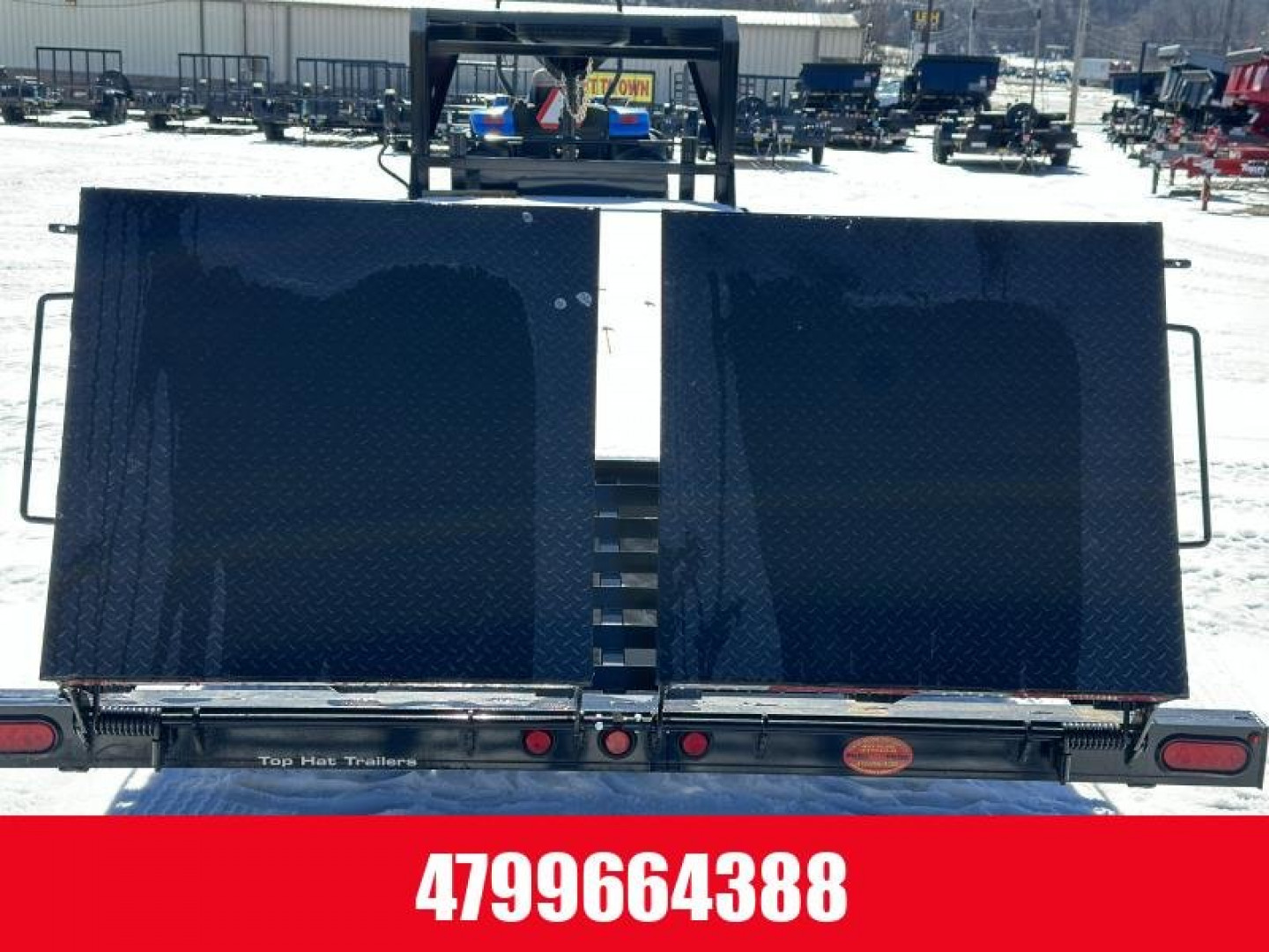 New TOP HAT TRAILERS 28x83 EHGN 14K **14Ply Tire Upgrade** Equipment Trailer
