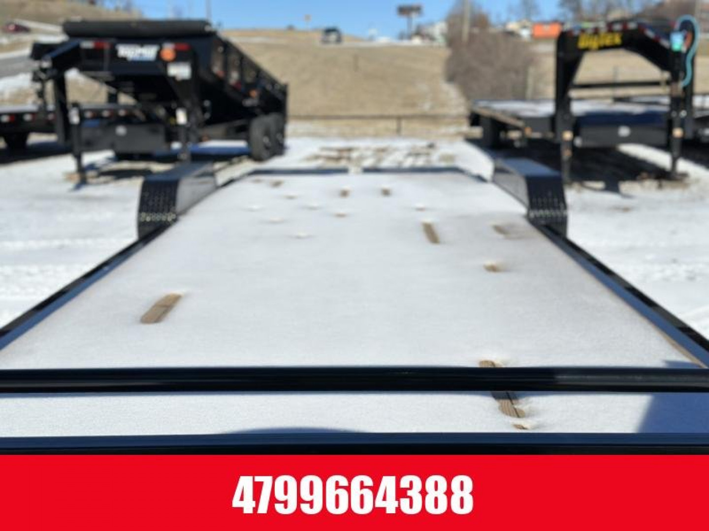 New TOP HAT TRAILERS 28x83 EHGN 14K **14Ply Tire Upgrade** Equipment Trailer