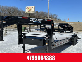 New TOP HAT TRAILERS 28x83 EHGN 14K **14Ply Tire Upgrade** Equipment Trailer