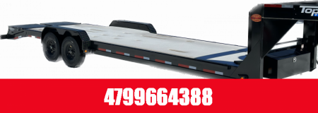 New TOP HAT TRAILERS 28x83 EHGN 14K **14Ply Tire Upgrade** Equipment Trailer