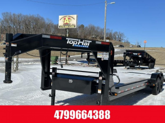 New TOP HAT TRAILERS 28x83 EHGN 14K **14Ply Tire Upgrade** Equipment Trailer