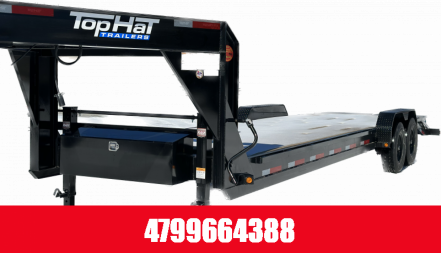 New TOP HAT TRAILERS 28x83 EHGN 14K **14Ply Tire Upgrade** Equipment Trailer