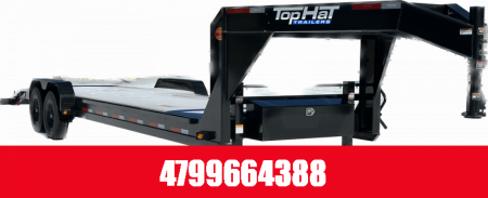 New TOP HAT TRAILERS 28x83 EHGN 14K **14Ply Tire Upgrade** Equipment Trailer