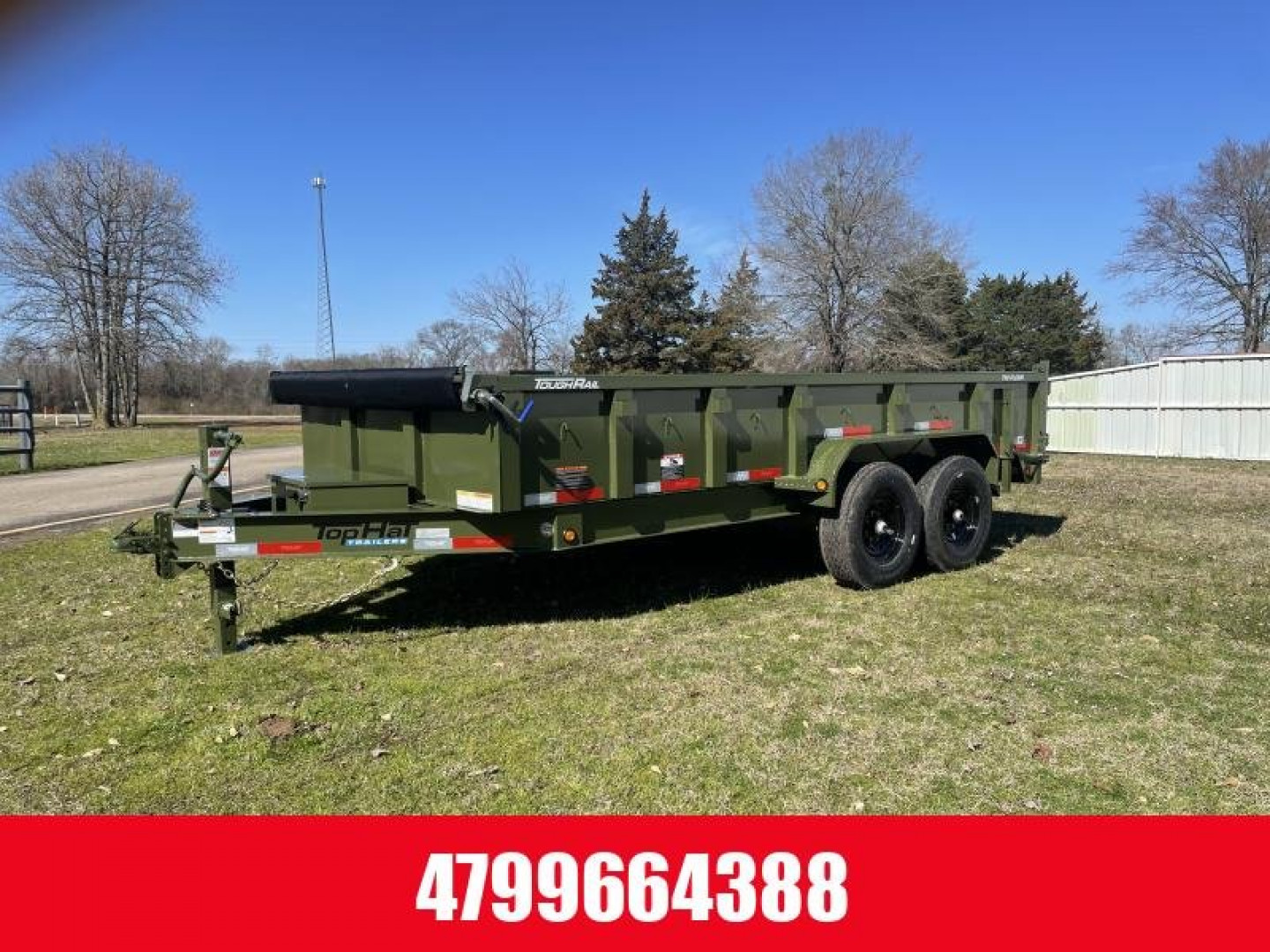 New TOP HAT TRAILERS DPX140 83x 14 Dump Trailer