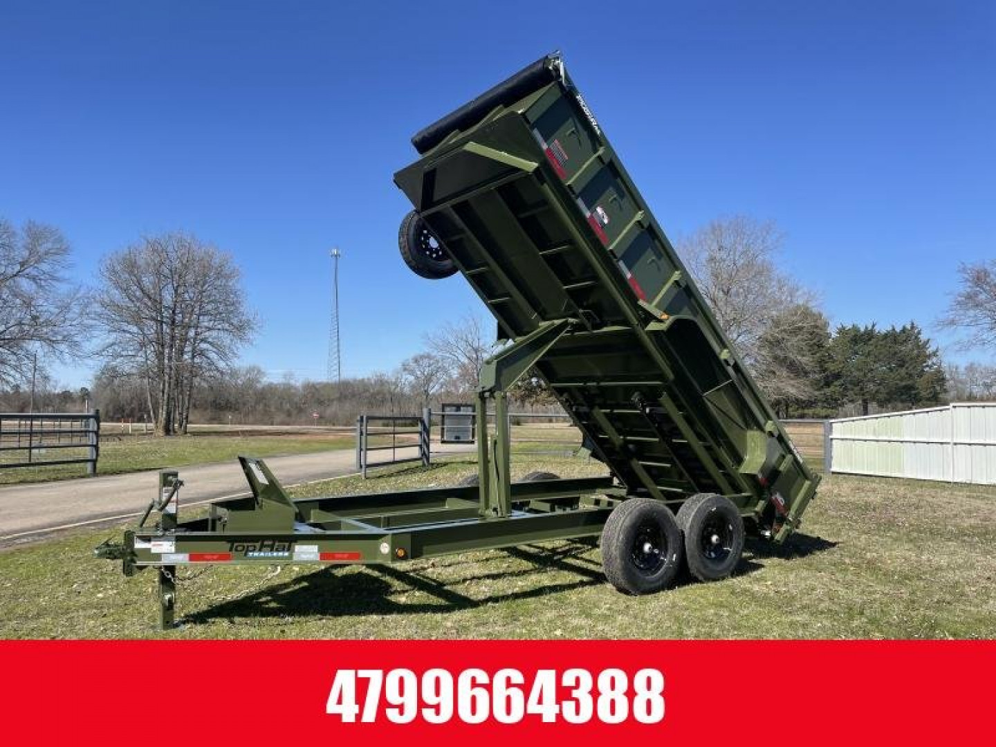 New TOP HAT TRAILERS DPX140 83x 14 Dump Trailer