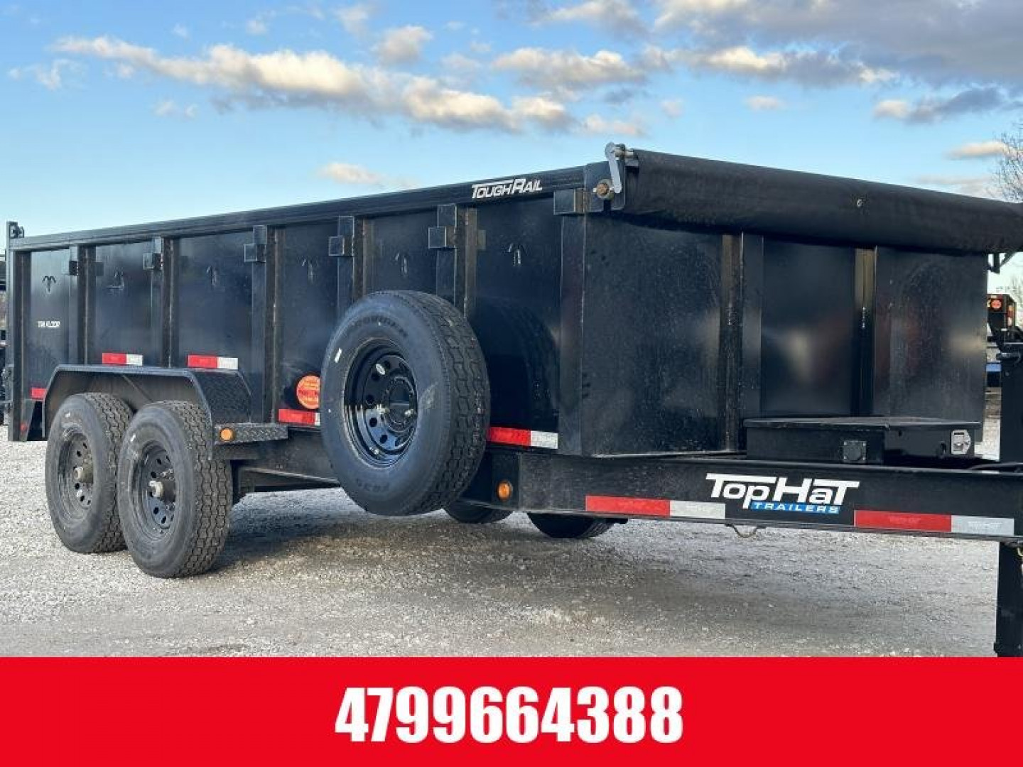 New TOP HAT TRAILERS DPX140-16FT (3FT SIDES) 7GA FLOOR/ 14PLY Dump Trailer