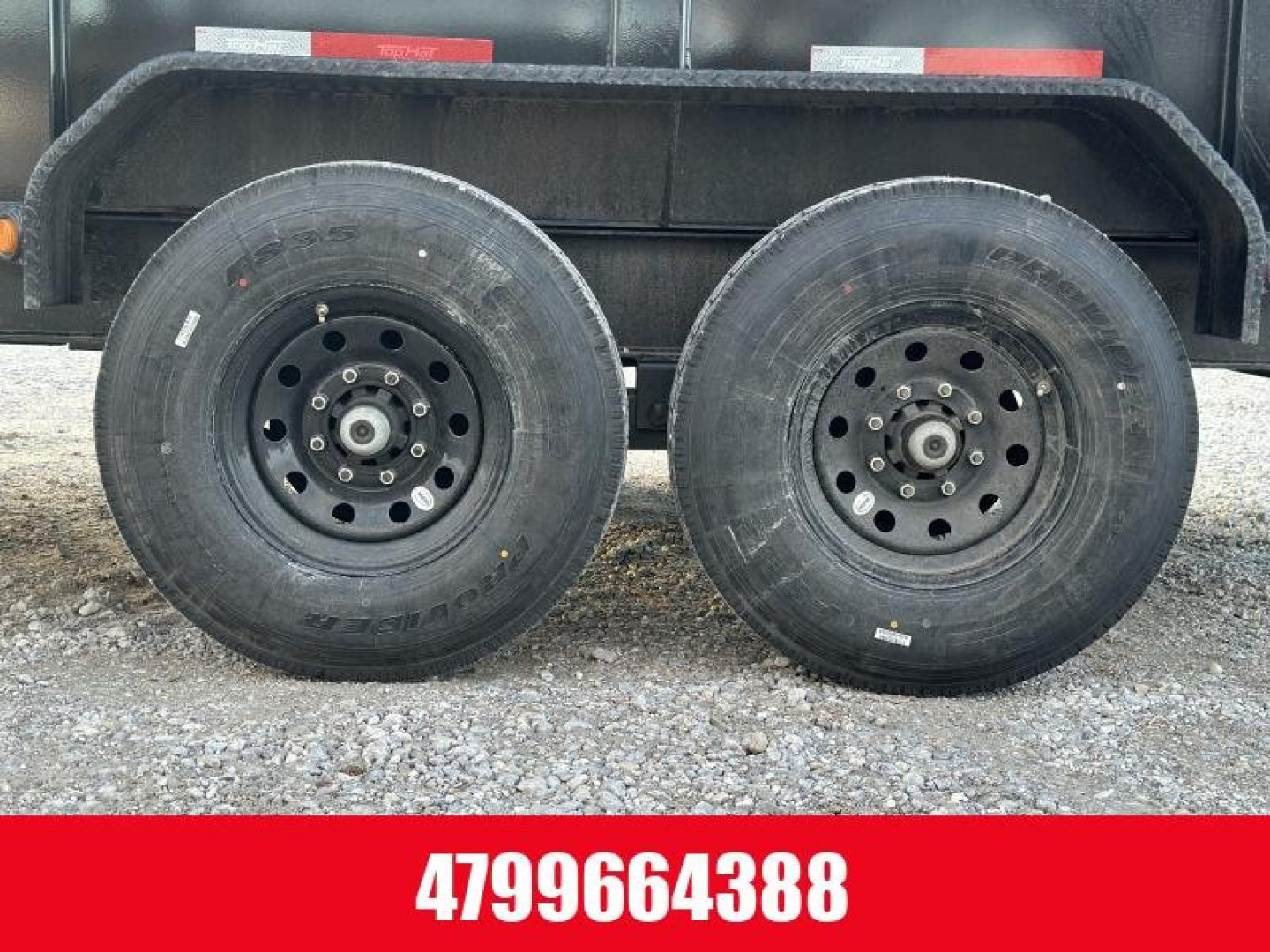 New TOP HAT TRAILERS DPX140-16FT (3FT SIDES) 7GA FLOOR/ 14PLY Dump Trailer