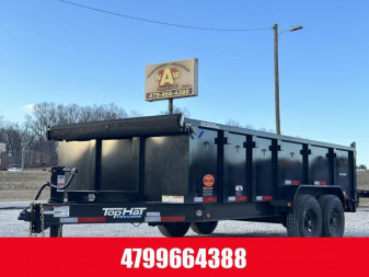 New TOP HAT TRAILERS DPX140-16FT (3FT SIDES) 7GA FLOOR/ 14PLY Dump Trailer