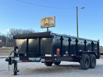 New TOP HAT TRAILERS DPX140-14FT (3FT SIDES) 7GA FLOOR/ 14PLY Dump Trailer