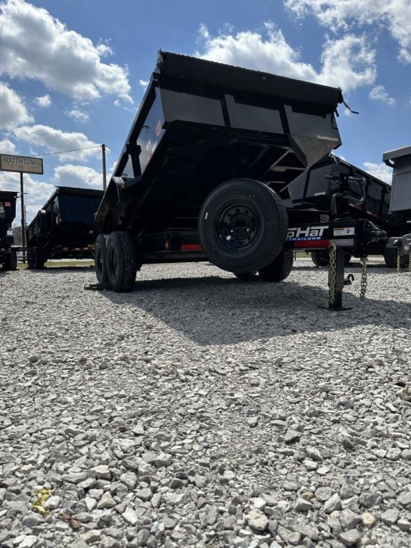New TOP HAT TRAILERS 7x12 DPX 140 w/ 7Gauge Floor Dump Trailer