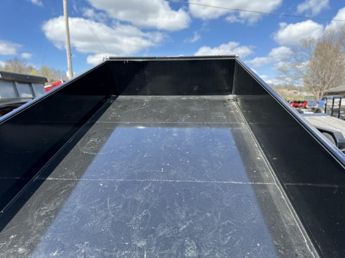 New TOP HAT TRAILERS 7x12 DPX 140 w/ 7Gauge Floor Dump Trailer