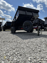 New TOP HAT TRAILERS 7x12 DPX 140 w/ 7Gauge Floor Dump Trailer