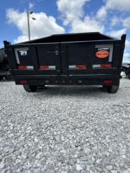 New TOP HAT TRAILERS 7x12 DPX 140 w/ 7Gauge Floor Dump Trailer